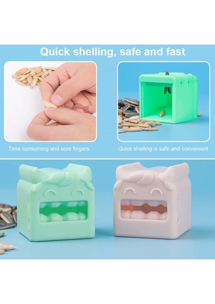 Pembe Tarzı Kavun Çekirdeği Soyucu Otomatik Bombardımanı Makinesi Ayçiçeği Kavun Çekirdeği Tembel Eser Açıcı Fındıkkıran Ev Mutfak Aksesuarları (Yurt Dışından) fırsatları