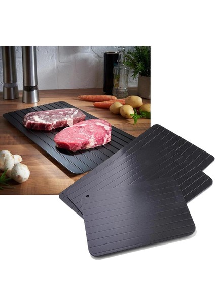 35.5X20.5X0.2CM Stili Hızlı Çözülen Et Alüminyum Levha Balık Sığır Eti Deniz Ürünleri Hızlı Buz Çözme Plakası Tahta Tepsisihızlı Buz Çözme Tepsisi Mutfak Aleti (Yurt Dışından) fırsatları