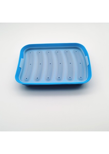 Mavi Stil Silikon Sosis Makinesi Kalıp Dıy Silikon El Yapımı Hamburger Sosisli Sandviç Kalıp Kek Pişirme Pasta Için Yeniden Kullanılabilir Mutfak Aksesuarları Gadget (Yurt Dışından)