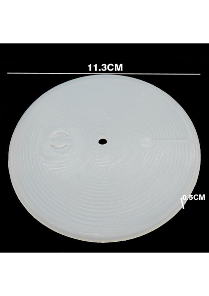 Silikon Ped 11.3cm Tarzı Gıda Güvenli Sınıf Sosis Doldurma Piston Yastığı Silika Jel Sosis Dolum Makinesi Tüpler Huniler Nozullar Parçaları Üreticisi (Yurt Dışından)