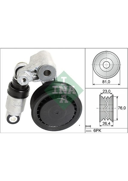 V Kayış Gergi Amortisörü Komple Lt Anj-Avr-Ahd 2,5 Tdi 1996-2006