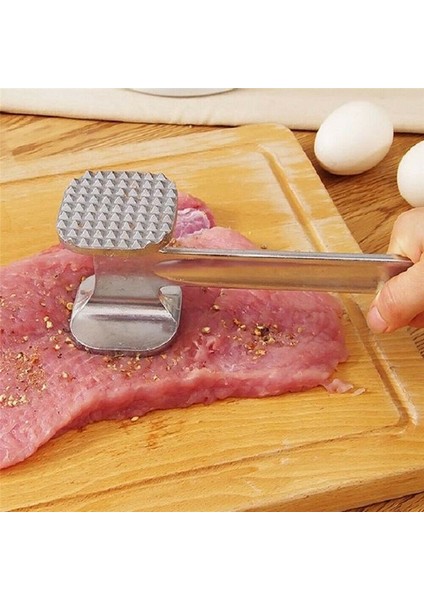 L Tarzı Yüksek Li Et Tenderizer Et Araçları Biftek Sığır Tavuk Çekiç Alüminyum Metal Mallet Mutfak Pişirme Aracı Et Araçları (Yurt Dışından)