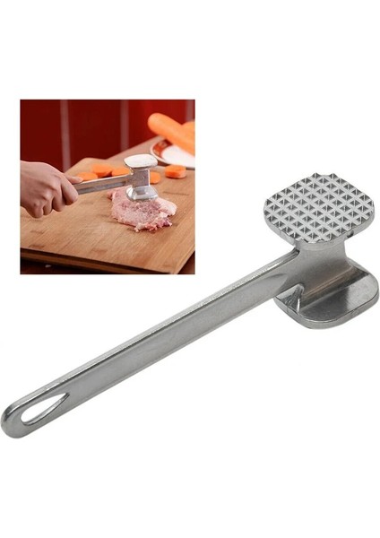L Tarzı Yüksek Li Et Tenderizer Et Araçları Biftek Sığır Tavuk Çekiç Alüminyum Metal Mallet Mutfak Pişirme Aracı Et Araçları (Yurt Dışından)