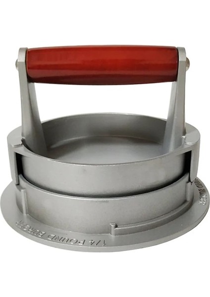 F PRESS100KAĞIT Stili Hamburger Presleri Maker Presi Pirzola Dolması Alüminyum Hamburger Kalıbı Manuel Hamburger Formları Pres Burger (Yurt Dışından) fiyatları