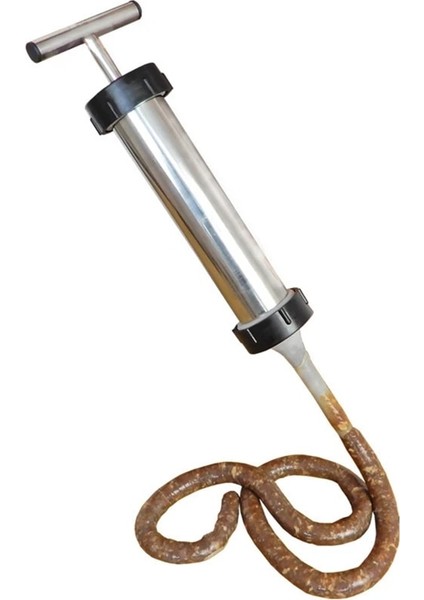 No.1 Tarzı Şırınga Et Dolgu Mutfak Aletleri Manuel Sosis Sosisli Sandviç Makinesi Paslanmaz Çelik Sosis Dolum Makinesi Ev Yapımı Sosis Dolum Makinesi (Yurt Dışından) fırsatları