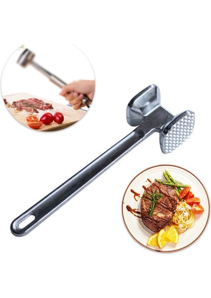 Gri Stil L Beden Alüminyum Alaşımlı Çekiç Et Çekiç Tenderizer Mutfak Aracı Biftek Sığır Domuz Eti Tavuk Çekiç Mutfak Emek Tasarrufu Aksesuarları (Yurt Dışından) fiyatları