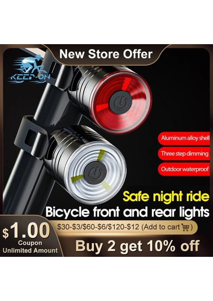 Beyaz Stil Bisiklet Arka Işık Ipx6 Su Geçirmez LED Şarj Bisiklet Akıllı Otomatik Fren Algılama Işık Aksesuarları 200M Bisiklet Arka Lambası Işığı (Yurt Dışından) fırsatları