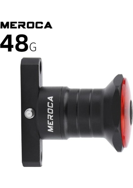 Koltuk Tüpü Stili Meroca Akıllı Bisiklet Arka Işık Otomatik Başlatma Durdurma Fren Su Geçirmez Akıllı Sensör Işıkları USB Şarj Bisiklet Arka Lambası (Yurt Dışından)
