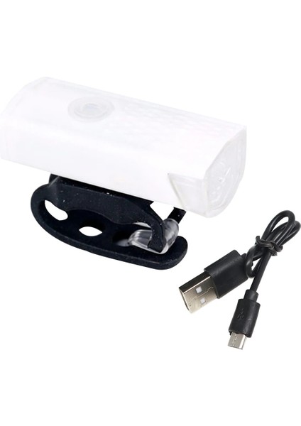 B2 Stili Su Geçirmez Bisiklet Bisiklet Işık USB LED Şarj Edilebilir Set Dağ Döngüsü Ön Arka Far Lambası El Feneri (Yurt Dışından)