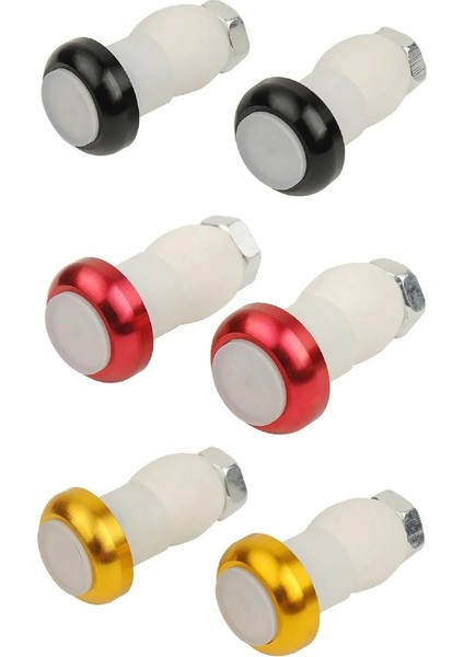 Siyah Stil 1 Çift Akülü Bisiklet Gidon Işık Bisiklet Sinyal Lambası Bisiklete Binme LED Bar Uç Fişleri Gösterge Güvenlik Işıkları (Yurt Dışından) modelleri