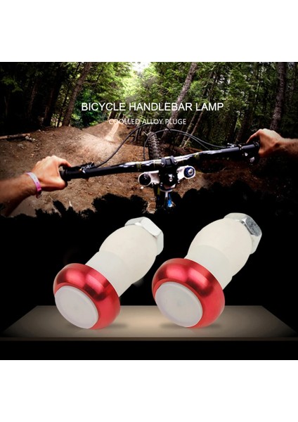 Siyah Stil 1 Çift Akülü Bisiklet Gidon Işık Bisiklet Sinyal Lambası Bisiklete Binme LED Bar Uç Fişleri Gösterge Güvenlik Işıkları (Yurt Dışından) fırsatları