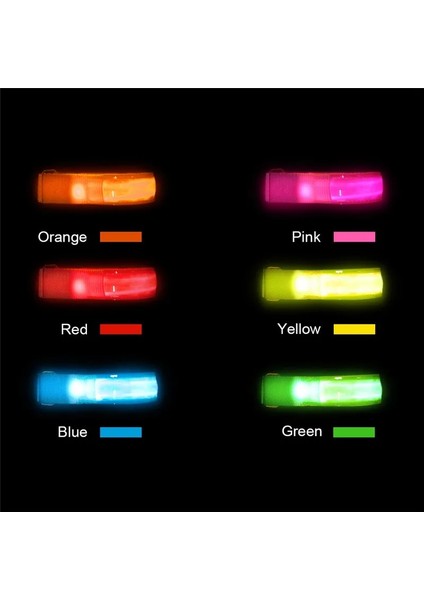 Mavi Stil USB Şarj Gece Koşu LED Kol Bandı Açık Bisiklet Koşu Kol Kayışı Bisiklet Güvenlik Işığı Yansıtıcı Kemer Uyarı Bilekliği (Yurt Dışından) fırsatları