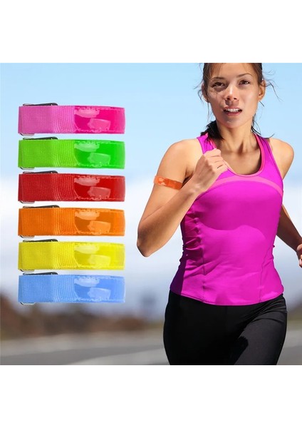 Mavi Stil USB Şarj Gece Koşu LED Kol Bandı Açık Bisiklet Koşu Kol Kayışı Bisiklet Güvenlik Işığı Yansıtıcı Kemer Uyarı Bilekliği (Yurt Dışından) indirimleri