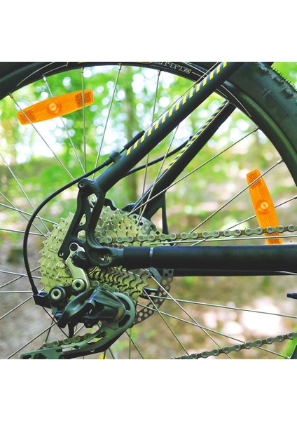 Bir Stil 4 Adet Bisiklet Çelik Tel Lamba Uyarı Bantları Faped Bisiklet Güvenlik Konuştu Tekerlek Reflektör Mtb Bisiklet Jant Yansıtıcı Klip Yeni (Yurt Dışından)
