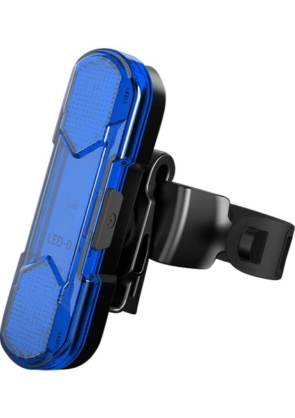 Mavi Stil Bisiklet Işığı USB Şarj Edilebilir LED Uyarı Işığı Cob LED Mtb Bisiklet Kuyruk Işığı Gece Bisikleti Arka Işığı Dağ Bisikleti Bisiklet Lambası (Yurt Dışından)