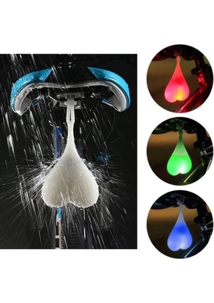 Mavi Işık Stili Bisiklet Topları Kuyruk Lambası Yaratıcı Silikon Bisiklet Su Geçirmez Gece Temel LED Güvenlik Uyarı Işıkları Bisiklet Koltuğu Arkası Yumurta Lambaları (Yurt Dışından) indirimleri