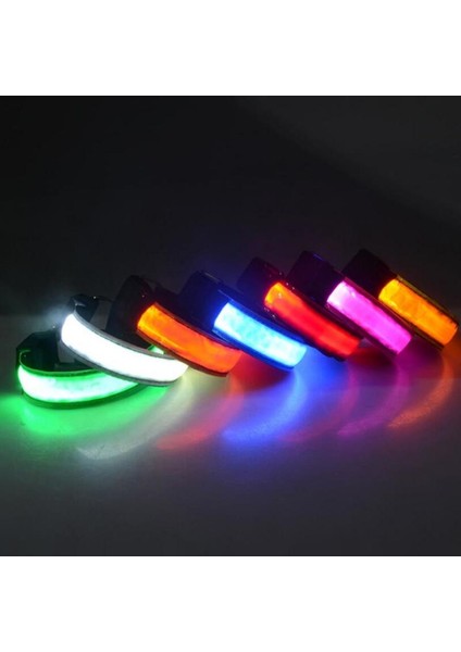 Kırmızı Stil 1 Adet Koşu Bisiklet Sürme LED Gece Çalıştırma Işık Bilezik Güvenlik Yansıtıcı Uyarı Işığı Açık Kol Bandı Yanıp Sönen Kemer Işıkları (Yurt Dışından) modelleri