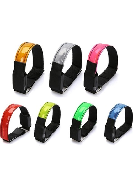 Beyaz Stil Yükseltilmiş Koşu 3 Mod Işık Bandı LED Gece Koşusu Işık Bilezik Güvenlik Yansıtıcı Uyarı Işığı Kol Bandı Yanıp Sönen Kemer (Yurt Dışından) fırsatları