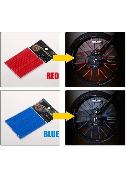 No.4 Tarzı Bisiklet Işık Tekerlek Jantı Klipsli Açık Tüp Bisiklet Sürme Uyarı Işığı Yansıtıcı Tüp Reflektör Bisiklet Aksesuarı (Yurt Dışından)