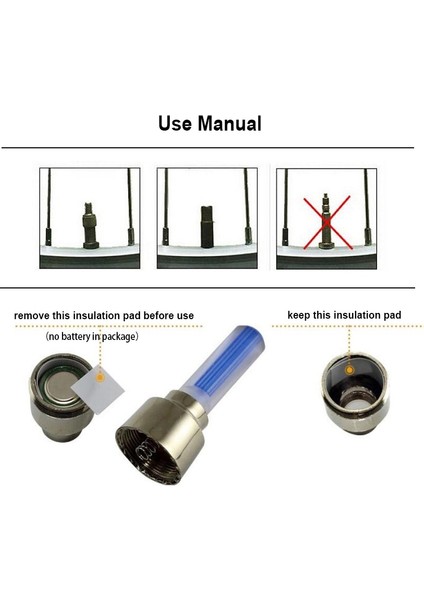 Sarı Stil Pilsiz Bisiklet Lambası Dağ Yolu Bisikleti Bisiklet Lambaları Led'ler Lastik Lastik Valf Kapakları Tekerlek Jant Telleri LED Işık BL0157 (Yurt Dışından) indirimleri