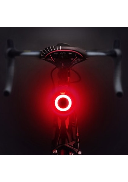 Halka Şekli Stili Bisiklet Işık USB Şarjlı Bisiklet Işık LED Lamba El Feneri Kuyruk Arka Bisiklet Işıkları Mtb Seatpost Için Bisiklet Aksesuarları (Yurt Dışından)