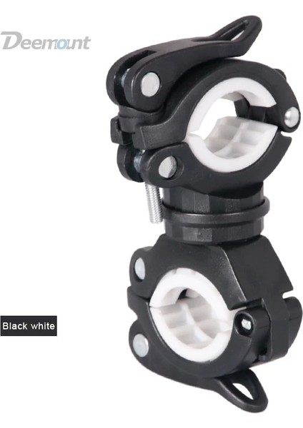 HLD211BKWT Stili Deemount Bisiklet Işık Braketi Bisiklet Lambası Tutucu LED Torch Far Pompası Standı Hızlı Bırakma Montajı 360 Derece Dönebilen HLD-211 (Yurt Dışından)