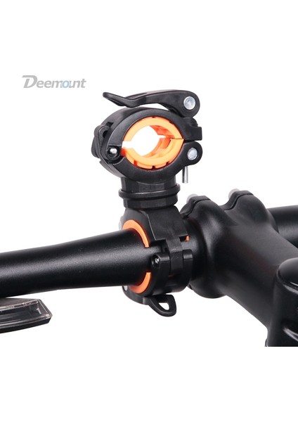 HLD211BKWT Stili Deemount Bisiklet Işık Braketi Bisiklet Lambası Tutucu LED Torch Far Pompası Standı Hızlı Bırakma Montajı 360 Derece Dönebilen HLD-211 (Yurt Dışından)