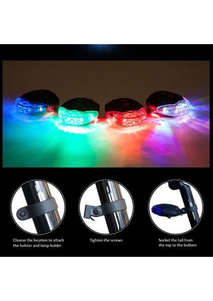 Mavi Stil Yüksek Li Bisiklet Lazer Işıkları LED Yanıp Sönen Lamba Kuyruk Işığı Arka Bisiklet Bisiklet Bisiklet Güvenlik Uyarısı Yanıp Sönen LED Işık Modları (Yurt Dışından)