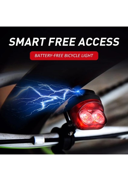 Bir Stil Bisiklet Ön Arka Işık Bisiklet LED Kuyruk Işık Mtb Kendinden Çalışan Manyetik Indüksiyon Uyarı Arka Lambası Arka Fener Bisiklet Aksesuarları (Yurt Dışından) modelleri