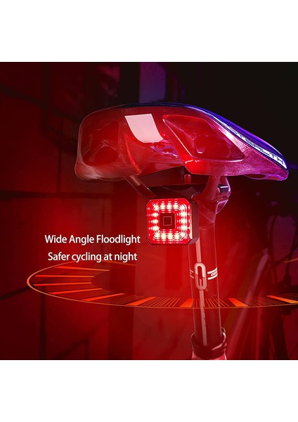 WD-0901-ZJ2 Stili X-Tiger Akıllı Bisiklet Kuyruk Işıkları Otomatik Açma Sensörü Gece Sürüşü Için Su Geçirmez Bisiklet Işıkları Ultra Parlak LED Bisiklet Arka Işıkları (Yurt Dışından) modelleri