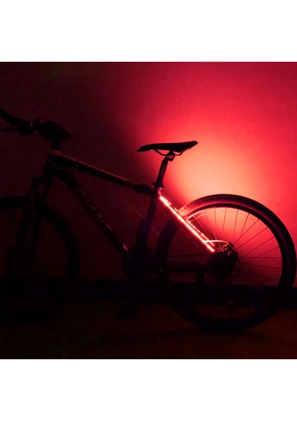 Kırmızı Stil Bisiklet Dekoratif Arka Lambası Greenblue Bisiklet Işıkları Şerit Işığı 70 LED Tekerlek Güvenlik Uyarı Işığı Bisiklet Arka Lambası (Yurt Dışından)