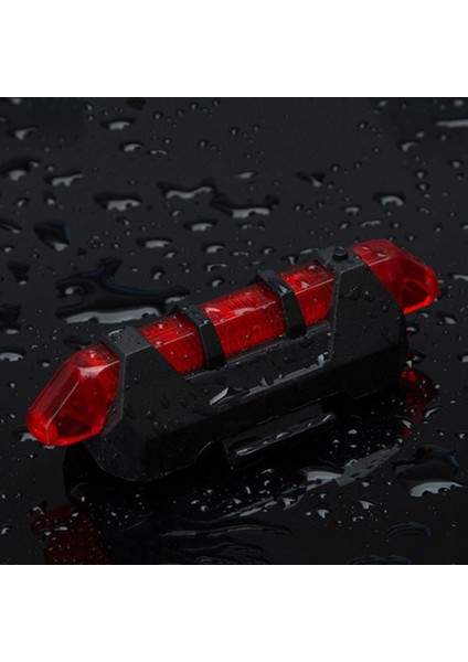 Mavi Stil Dış Mekan Bisiklet Işığı Gece Bisiklete Binme Güvenlik Uyarı Arka Lambaları Arka Lamba Su Geçirmez 5 LED USB Şarj Edilebilir Bisiklet Yanıp Sönen Işık (Yurt Dışından) indirimleri