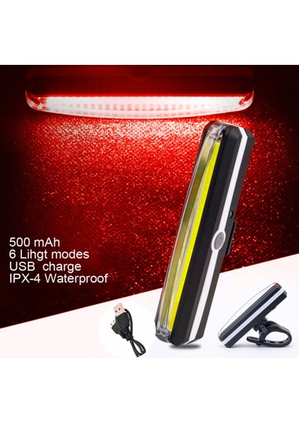 Kırmızı 2 Tarzı 3 Renk Kask Işığı LED 5 Mod Far 110 Lümen USB Bisiklet Lambası Kuyruk Işıkları El Feneri Bisiklet Koşu Bisikleti Için Arka Işık (Yurt Dışından)