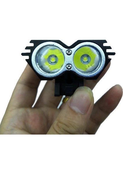 4X18650 Kırmızı Işık Stili Güçlü LED Lamba X2 Xm-L T6 LED Şarj Edilebilir Su Geçirmez Lümen Işığı Siyah Bisiklet Dağ Bisikleti Işığı+Kuyruk Işığı+Şarj Cihazı B (Yurt Dışından) fırsatları