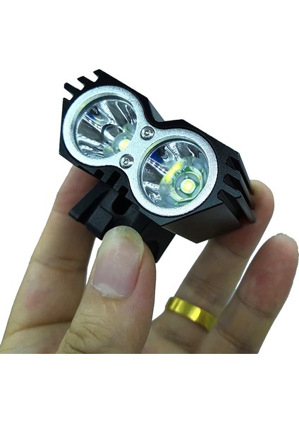 4X18650 Kırmızı Işık Stili Güçlü LED Lamba X2 Xm-L T6 LED Şarj Edilebilir Su Geçirmez Lümen Işığı Siyah Bisiklet Dağ Bisikleti Işığı+Kuyruk Işığı+Şarj Cihazı B (Yurt Dışından) indirimleri