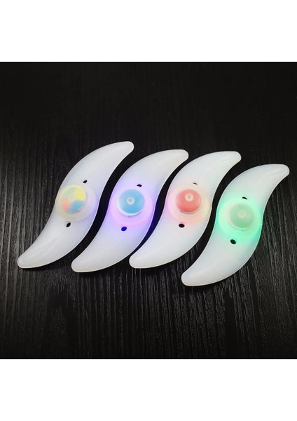 Yeşil Stil 2 Adet Söğüt Şekli LED Bisiklet Bisiklet Lambası Bisiklet Taşınabilir Bisiklet Tekerlek Konuştu Işık Su Geçirmez Bisiklet Güvenlik Uyarı Lambası Parçaları (Yurt Dışından)