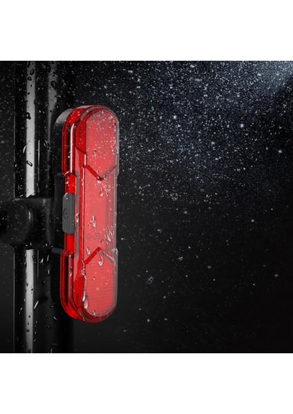 Mavi Stil Bisiklet Işığı Bisiklet Arka Işığı USB Şarj Edilebilir El Feneri Ön Işık Arka Işık Feneriarka Hafif Bisiklet Yüksek Görünürlük (Yurt Dışından) modelleri