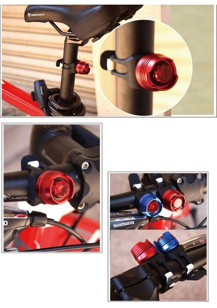 A1 Stili LED Su Geçirmez Bisiklet Bisiklet Bisiklete Binme Ön Arka Kuyruk Kask Kırmızı Flaş Işıkları Güvenlik Uyarı Lambası Bisiklete Binme Güvenlik Uyarı Işığı (Yurt Dışından)