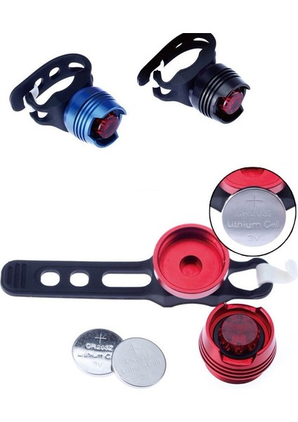 A1 Stili LED Su Geçirmez Bisiklet Bisiklet Bisiklete Binme Ön Arka Kuyruk Kask Kırmızı Flaş Işıkları Güvenlik Uyarı Lambası Bisiklete Binme Güvenlik Uyarı Işığı (Yurt Dışından)