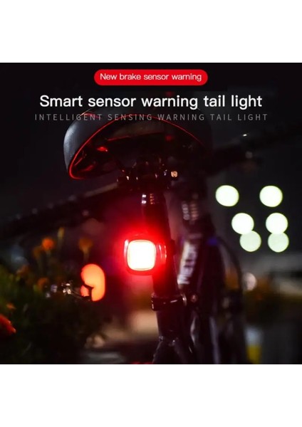No.7 Tarzı 16 LED Bisiklet Akıllı Fren Lambaları USB Şarj Edilebilir 5 Modlu Güvenlik Uyarı Işığı Motosiklet Kask Lambası Bisiklet Arka Lambası 2020 (Yurt Dışından)