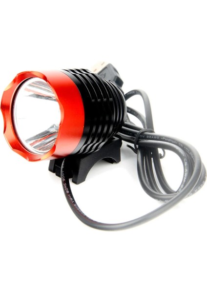 Siyah Kırmızı Stil 3000LM Cree Xm-L T6 LED USB Bisiklet Işık Bisiklet Far Su Geçirmez Mtb Bisiklet Ön Lamba Kamp Yürüyüş Far Bisiklet Işık (Yurt Dışından)