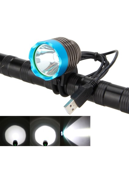 Siyah Kırmızı Stil 3000LM Cree Xm-L T6 LED USB Bisiklet Işık Bisiklet Far Su Geçirmez Mtb Bisiklet Ön Lamba Kamp Yürüyüş Far Bisiklet Işık (Yurt Dışından)