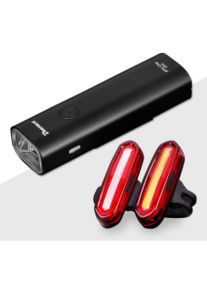 Kiti A Tarzı Deemount Bisiklet Far Ön Aydınlatma 350 Lümen Ah Pil USB Şarj LED Torç Opsiyonel Arka Lamba Görsel Uyarı Feneri (Yurt Dışından)