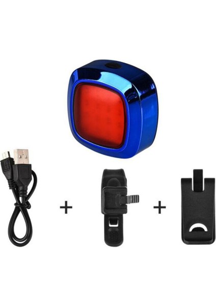 No.7 Tarzı 16 LED Bisiklet Akıllı Fren Lambaları USB Şarj Edilebilir 5 Modlu Güvenlik Uyarı Işığı Motosiklet Kask Lambası Bisiklet Arka Lambası 2020 (Yurt Dışından)
