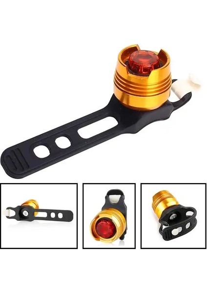 Kırmızı Açık Sarı Stil Bisiklet Arka Lambası Alüminyum Alaşımlı Beyaz Kırmızı LED Bisiklet Kuyruk Lambası Mtb Arka Işık Bisiklet Uyarı Lambası Kask Lambaları Dahili Pil (Yurt Dışından)