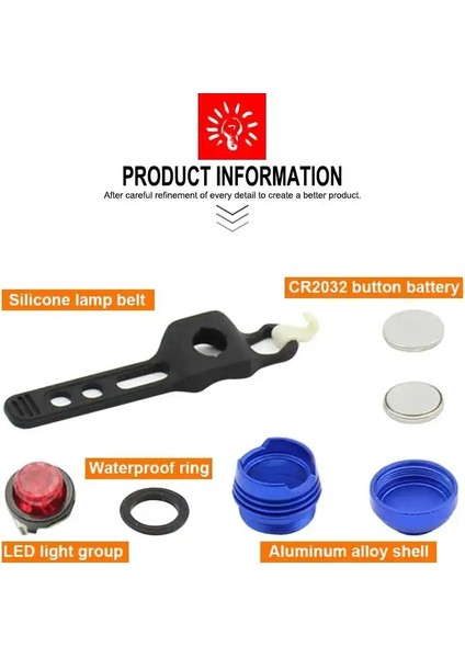 Kırmızı Açık Sarı Stil Bisiklet Arka Lambası Alüminyum Alaşımlı Beyaz Kırmızı LED Bisiklet Kuyruk Lambası Mtb Arka Işık Bisiklet Uyarı Lambası Kask Lambaları Dahili Pil (Yurt Dışından) modelleri