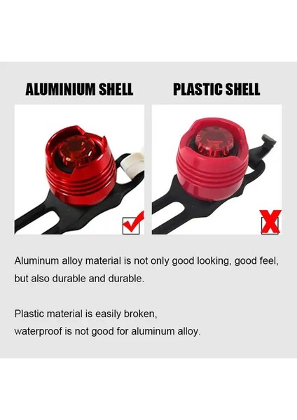 Kırmızı Açık Sarı Stil Bisiklet Arka Lambası Alüminyum Alaşımlı Beyaz Kırmızı LED Bisiklet Kuyruk Lambası Mtb Arka Işık Bisiklet Uyarı Lambası Kask Lambaları Dahili Pil (Yurt Dışından) fırsatları