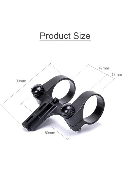 Bisiklet Işık Tutucu Çift Delikli Merkezi Bisiklet Ön Işık Dağı Bisiklet Farı Stand Rafı Mtb Lamba Braketi Klipsi (Yurt Dışından) fırsatları