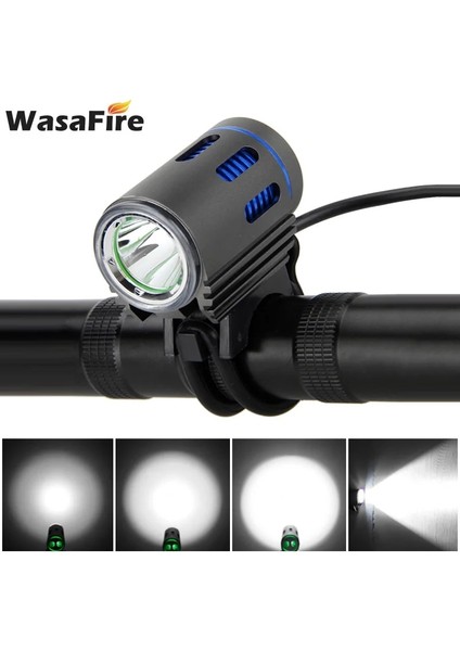 Sadece Bisiklet Işık Stili Wasafire Mini L2 Bisiklet Işığı Beyaz LED Bisiklet Işığı Ön Lamba Mtb Bisiklet Farılm Far + Pil Paketi (Yurt Dışından) fiyatları