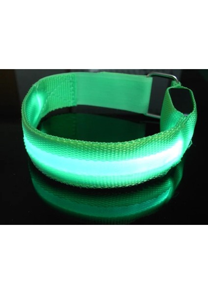 Yeşil Stil Doğa Sporları Gece Koşu Kol Bandı LED Işık Emniyet Kemeri Kol Bacak Uyarı Bilekliği Bisiklet Bisiklet Bisiklet Parti Luces Bicicleta (Yurt Dışından)